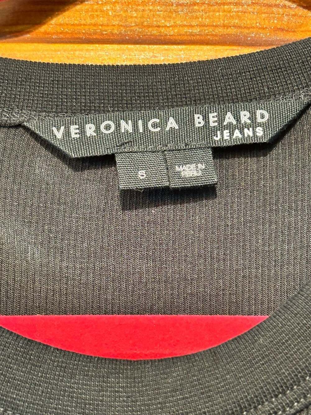Veronica Beard Jeans Kura Mixed-Media Tiered Midi Dress Black Size S - Picture 2 of 8